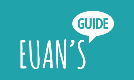 Euan's Guide logo with blue background
